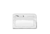 Michael Kors Women's Jet Set Small Zip Around Card Case, Silver, One Size***