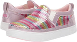 UGG Little Kid Girls' K Caplan Mural Slip-ON Sneaker, Rainbow, 6 M US