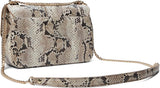 Brahmin Women's Sandcastle Snake Rosalie Crossbody Bag Beige