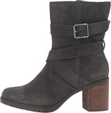 Clarks Women's Malvet Doris Boot Dark Grey Suede 8