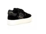 Kurt Geiger London Women's Laney Eye Velvet Platform Sneakers 8.5M US