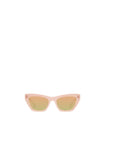 Kurt Geiger London Women's Small Cat Eye Sunglasses Pink