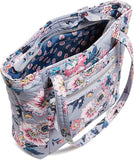 Vera Bradley Performance Twill Small Vera Tote Bag, Parisian Bouquet