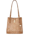 Brahmin Women's Melbourne Fiora, Honey Brown Bucket Bag