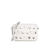 Michael Kors Jet Set Large East West Crossbody, Optic White