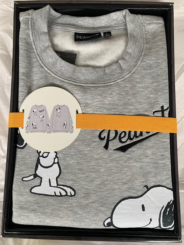 Peanuts Women's Snoopy Sweatshirt Grey Large