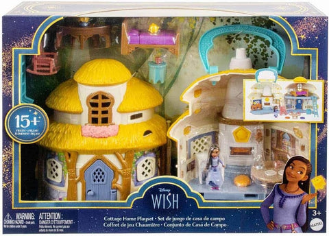 Mattel Disney Wish Mini Doll & Dollhouse Playset, Asha of Rosas