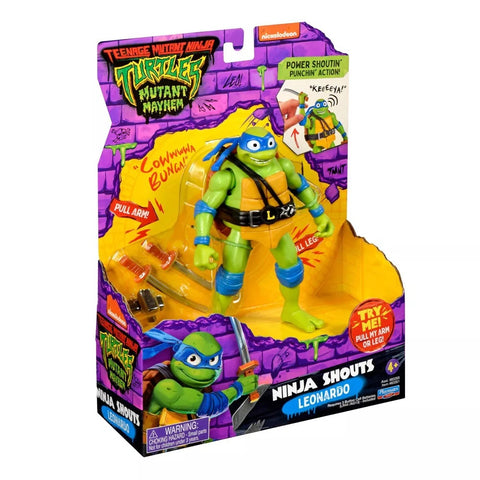 Teenage Mutant Mayhem Ninja Turtles Shouts Leonardo Action Figure