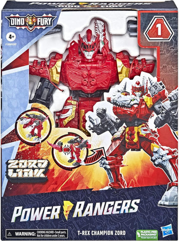 Power Rangers Dino Fury T-Rex Champion Zord Mix-and-Match Custom Build