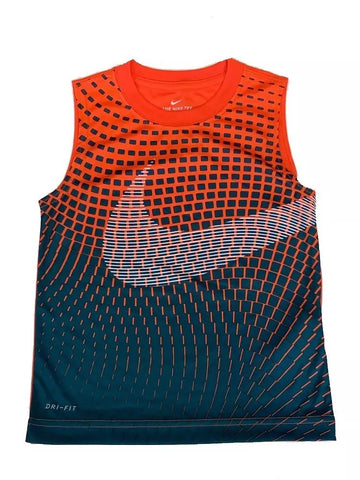 Nike Boys' Dri-Fit Sleeveless Training Tank Top Rush Orange 4T