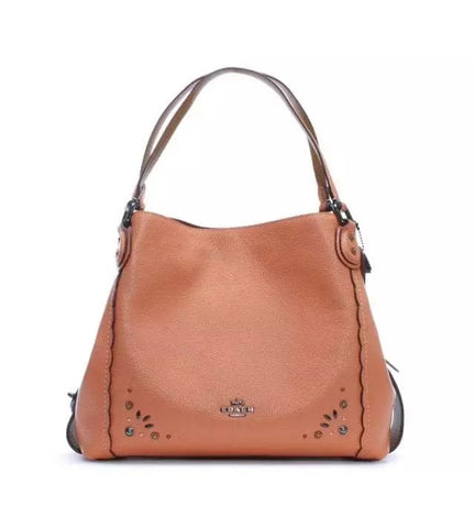 COACH Women's Prairie Rivets Edie 31 Shoulder Bag, Blush