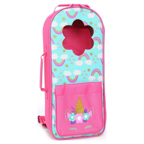 My Life As Backpack Doll Carrier 18in" Pink & Blue