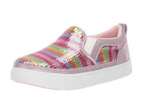 UGG Little Kid Girls' K Caplan Mural Slip-ON Sneaker, Rainbow, 6 M US