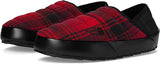 The North Face Women's Thermoball Traction Mule Red Yarn Dye Plaid Slippers