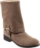 Trotters Women's Limona Boot, Dark Taupe Cow Suede 7.5 M