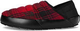 The North Face Women's Thermoball Traction Mule Red Yarn Dye Plaid Slippers