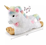 FAO Schwarz Led Unicorn Stuffed Animal Toy Plush 18 White