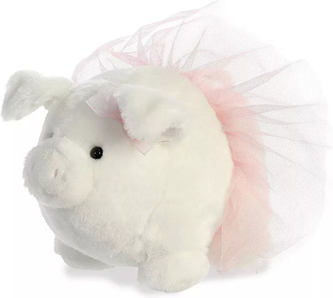 Aurora Blush and Glitter - 8" Fleur Piggle White