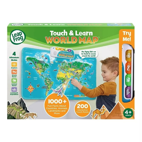 LeapFrog Touch and Learn World Map Medium