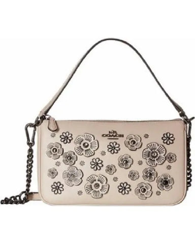 COACH Women's Floral Crossbody Nolita 24 DK/Grey Birch Cross Body