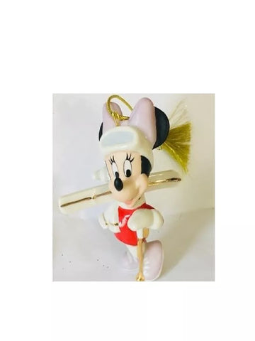 Lenox Disney Showcase Collection Skiing Minnie Ornament