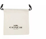 COACH Women's Gold-Tone Crystal & Chubby C Slider Bracelet