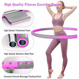 Hula Hoop Stainless Adjustable Weight Massage Circles