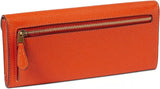 COACH Cross Grain Leather Wyn Soft Wallet Sun Orange One Size