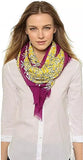 Diane von Furstenberg Women's Hanovar Scarf, Sunlight Lemon Gold, One Size