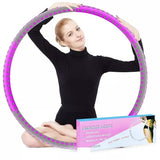 Hula Hoop Stainless Adjustable Weight Massage Circles