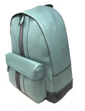 Coach Men's Charles Backpack With Baseball Stitch Cyan