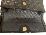 Diane von Furstenberg Women's “440” Envelope Quilted Leather Clutch Black